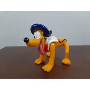 Vtg 1993‎ 3.5" Pluto World Epcot Figure McDonalds Posable Toy France Painter